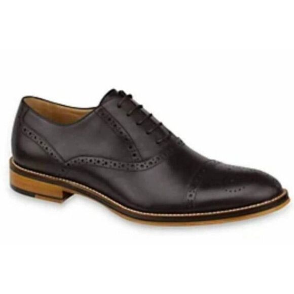 JOHNSTON & MURPHY Conrad Cap Toe Oxford Size 10.5M - Picture 1 of 9